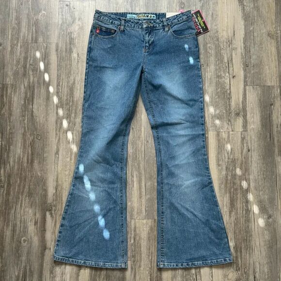 Y2K Mudd Jeans Flared Low Rise Size 11 Women's - Picture 5 of 8